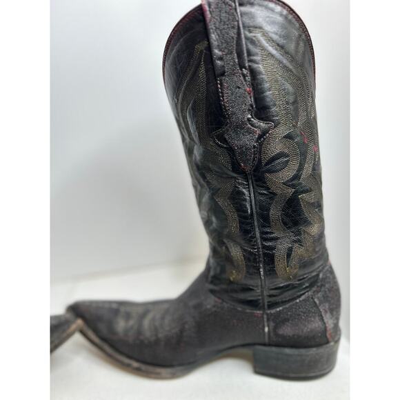 Genuine Exotic Stingray Pointed Toe Montenegro Cowboy Boots Size 27/US ~9‎ main image 16